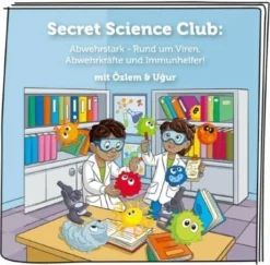 TONIES Tonie Hörfigur - Secret Science Club: Abwehrstark - Rund Um Viren, Abwehrkräfte Und Immunhelfer!, 1 Stk -Angebote Tonies Store tonie hoerfigur secret science club abwehrstark rund um viren abwehrkraefte und immunhelfer 595117 de